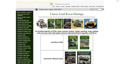 Desktop Screenshot of classic-landrover.com