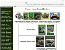 Tablet Screenshot of classic-landrover.com